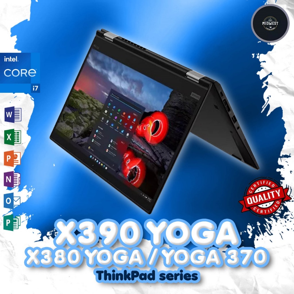 Lenovo Thinkpad 2 in1 Touch Yoga X390 / X380 | Thinkpad Yoga 370 260 Intel i7 i5 16GB 512GB