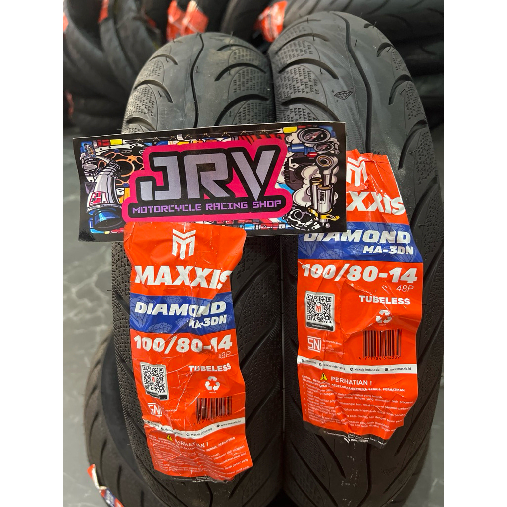 ban maxxis tubeless ring 14 100/80-14 diamond