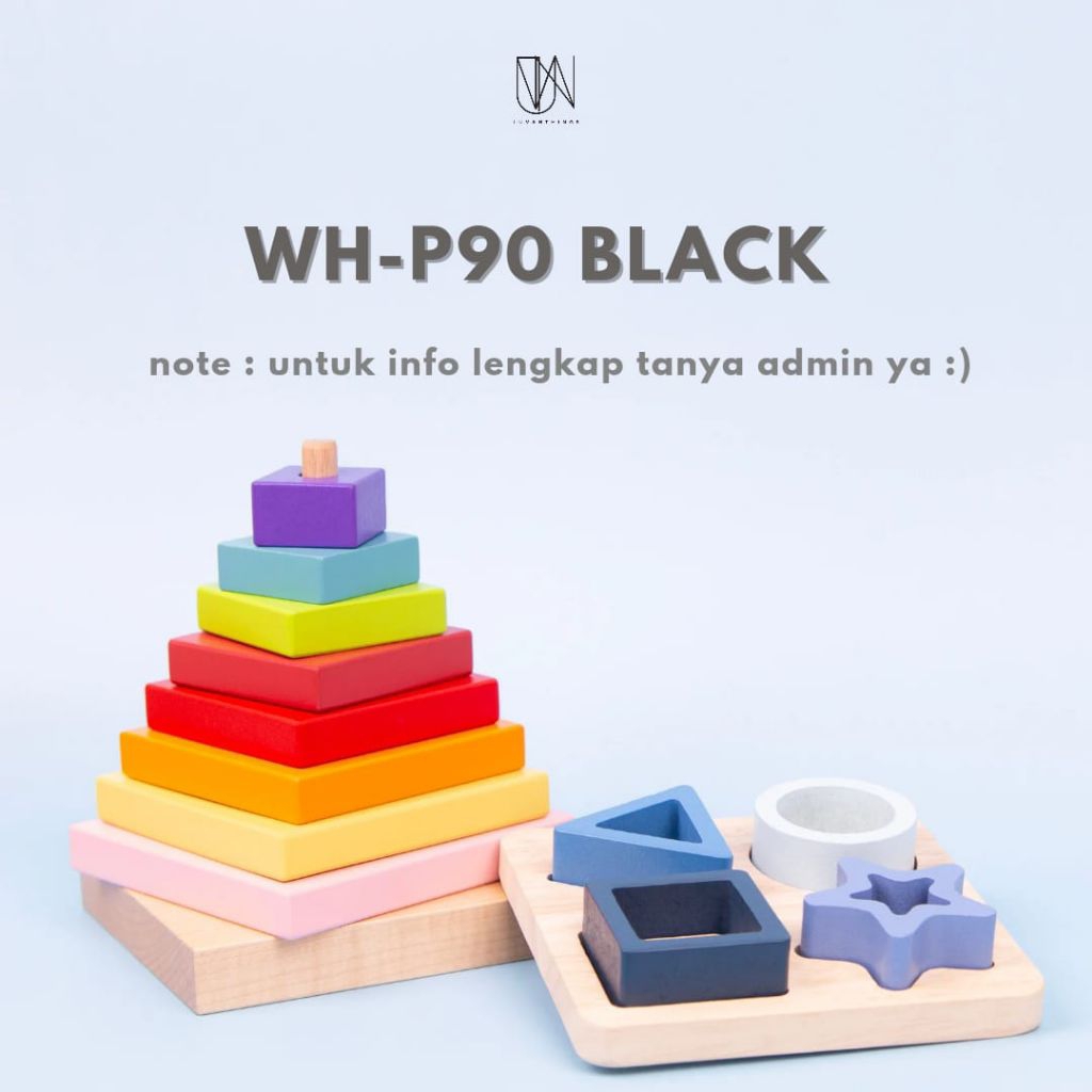 Mainan Anak Pajangan Dinding WGB Type P90 Black Version