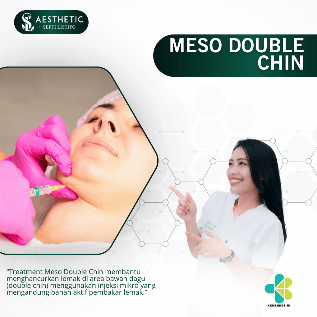 E - Voucher Meso Double Chin | Hapus Lemak Dagu & Bentuk Wajah Lebih Tirus | Perawatan Aman oleh Dok