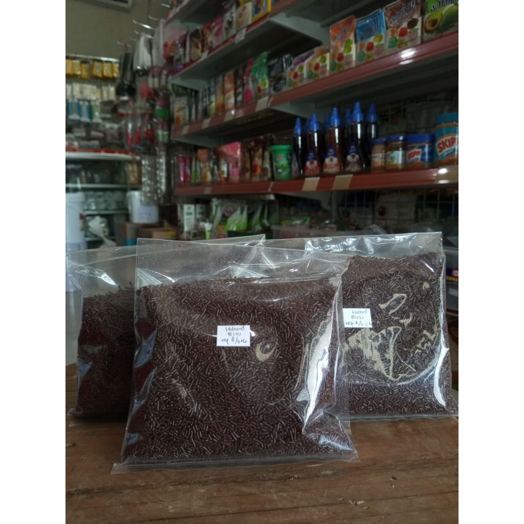 Meses Holland biru kemasan repack 500gr | Messes Holland | Meses