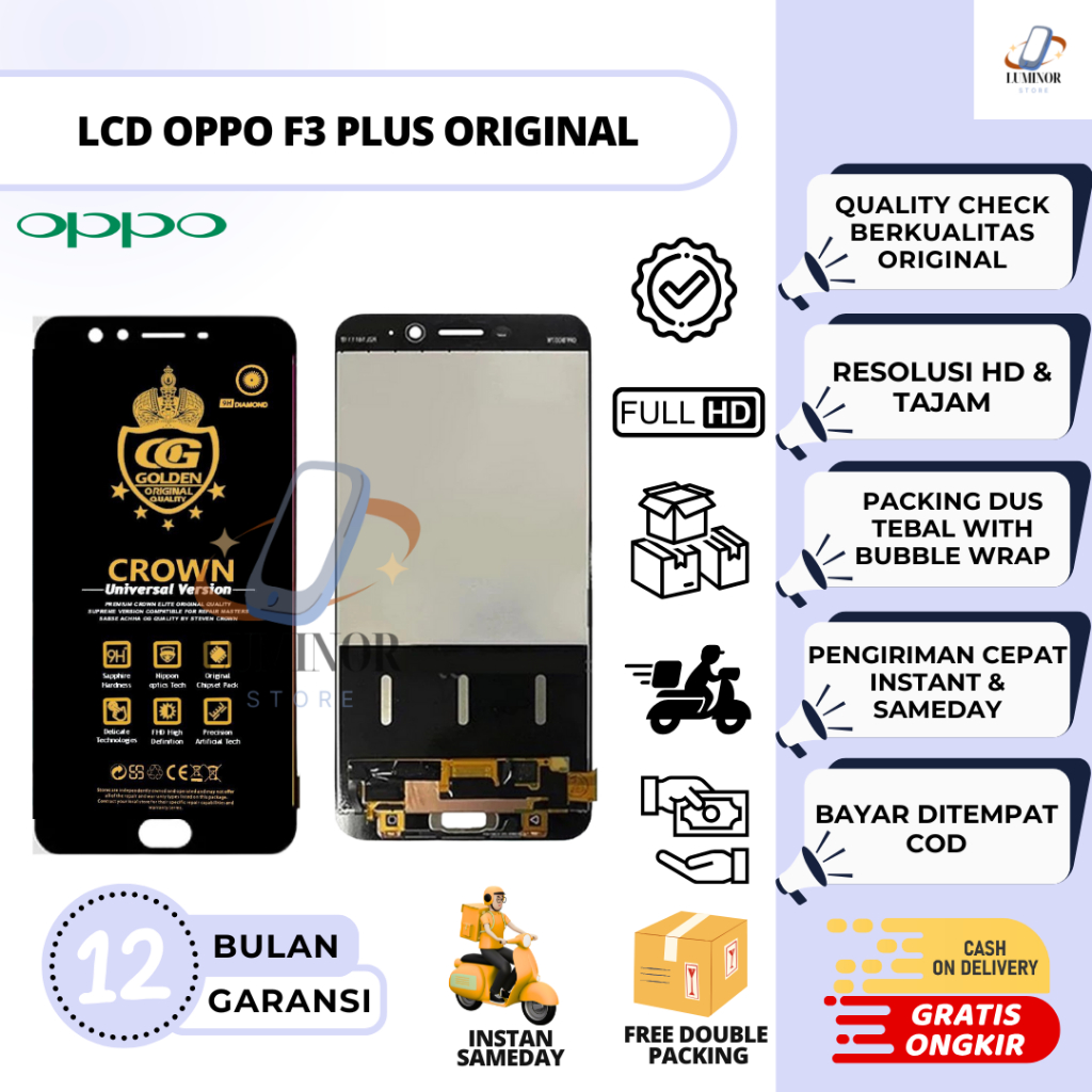 LCD TOUCHSCREEN OPPO F3 PLUS