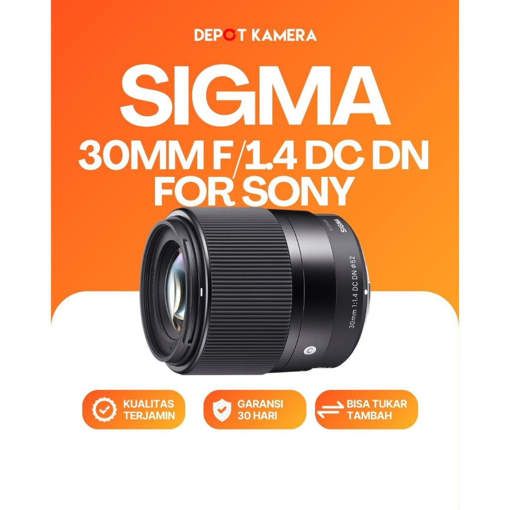 ( DEPOT KAMERA JKT ) SECOND - SIGMA 30MM F/1.4 DC DN FOR SONY