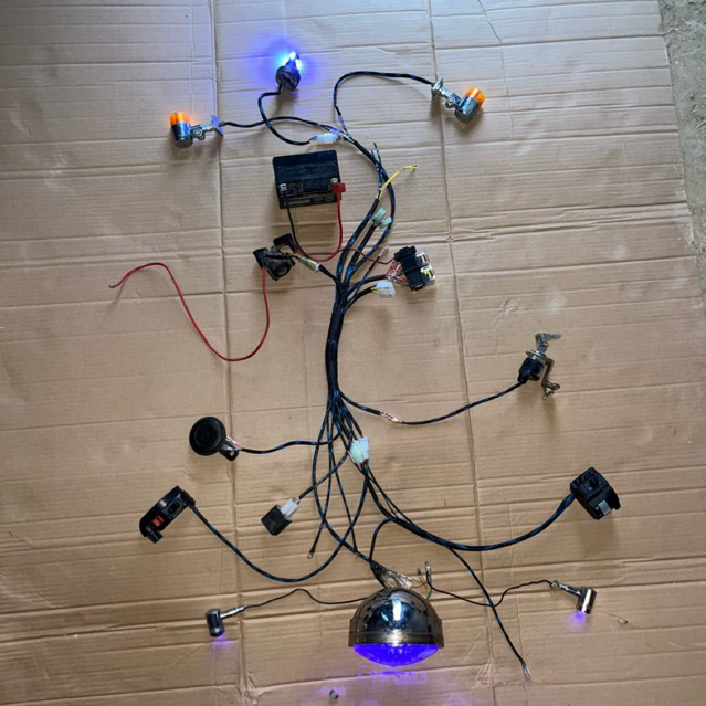 kabelbody set herex Cb Gl Mp Tiger DLL , kabelbody / relayset / rangkaian kabel / kabelbody motor / 