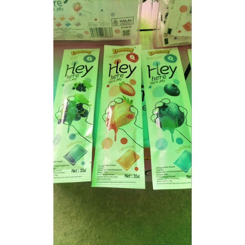 Jelly Hey Rasa buah Lianggui