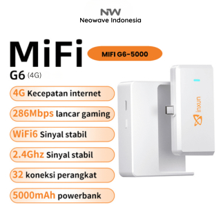 BONUS 120GB Neowave MiFi 5000mAh Powerbank Charger Modem Wifi 4G 150Mbps All Operator 4G | Mifi Wifi