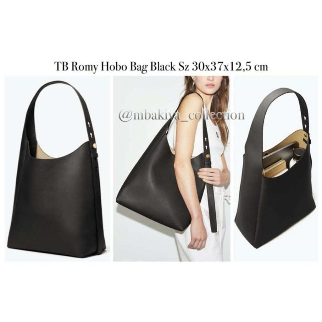 TB Romy Hobo Bag Black