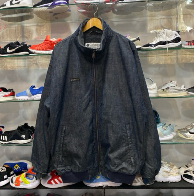 BOMBER JACKET DENIM COLUMBIA VTG