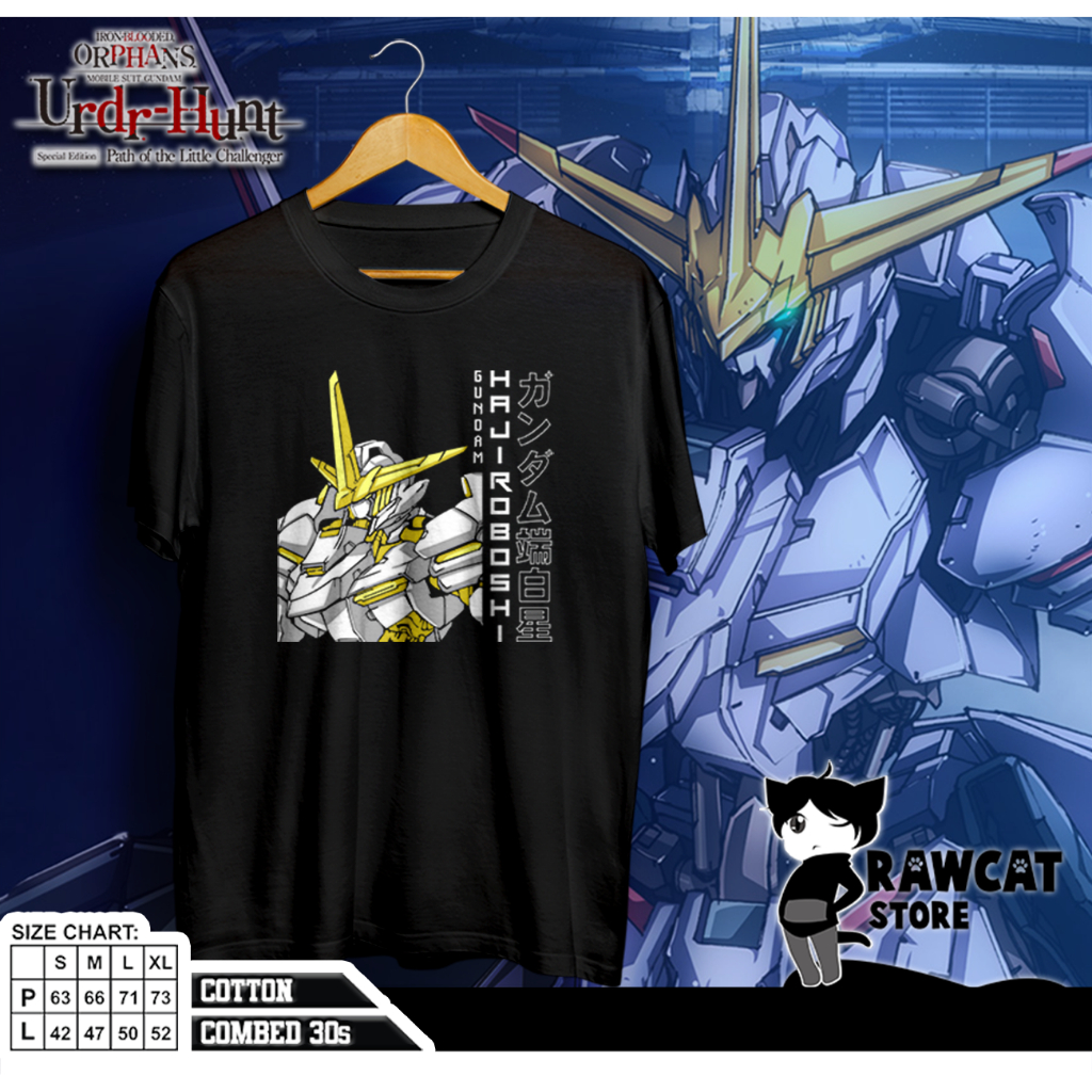 KAOS ANIME - GUNDAM IRON BLOODED ORPHANS URDR HUNT - GUNDAM HAJIROBOSHI