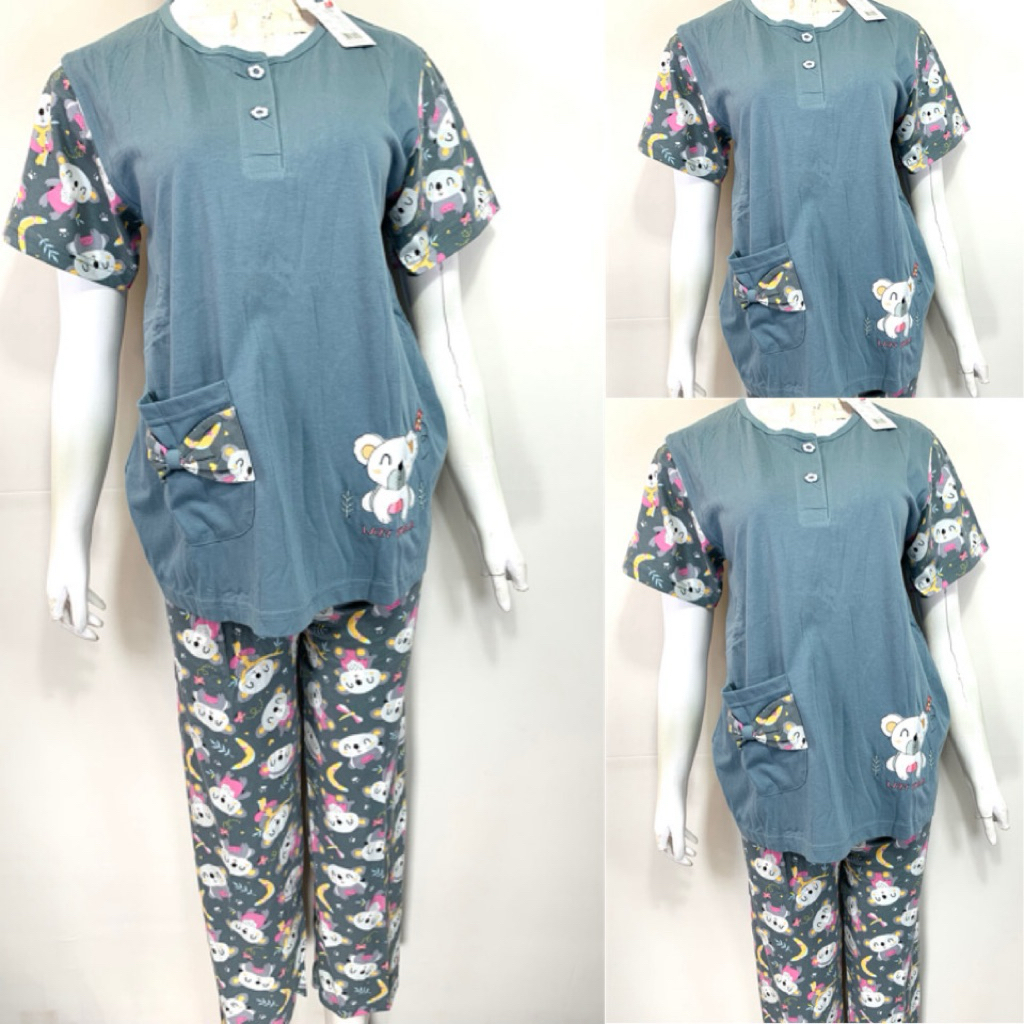 BUSUI FULL KANCING BAJU TIDUR CP LORITA | CP SOFIE LORITA TINI | PIYAMA