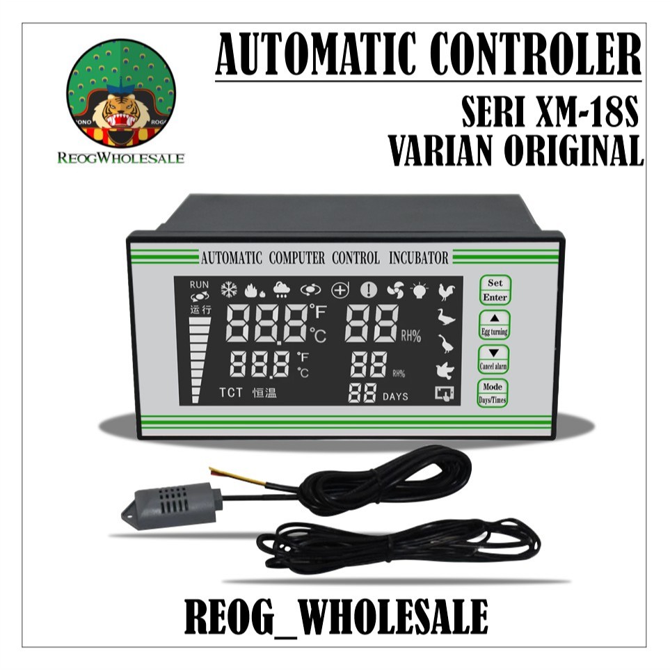 Xm-18s Egg Incubator Termostat Hygrostat Termohygrostat Automatic