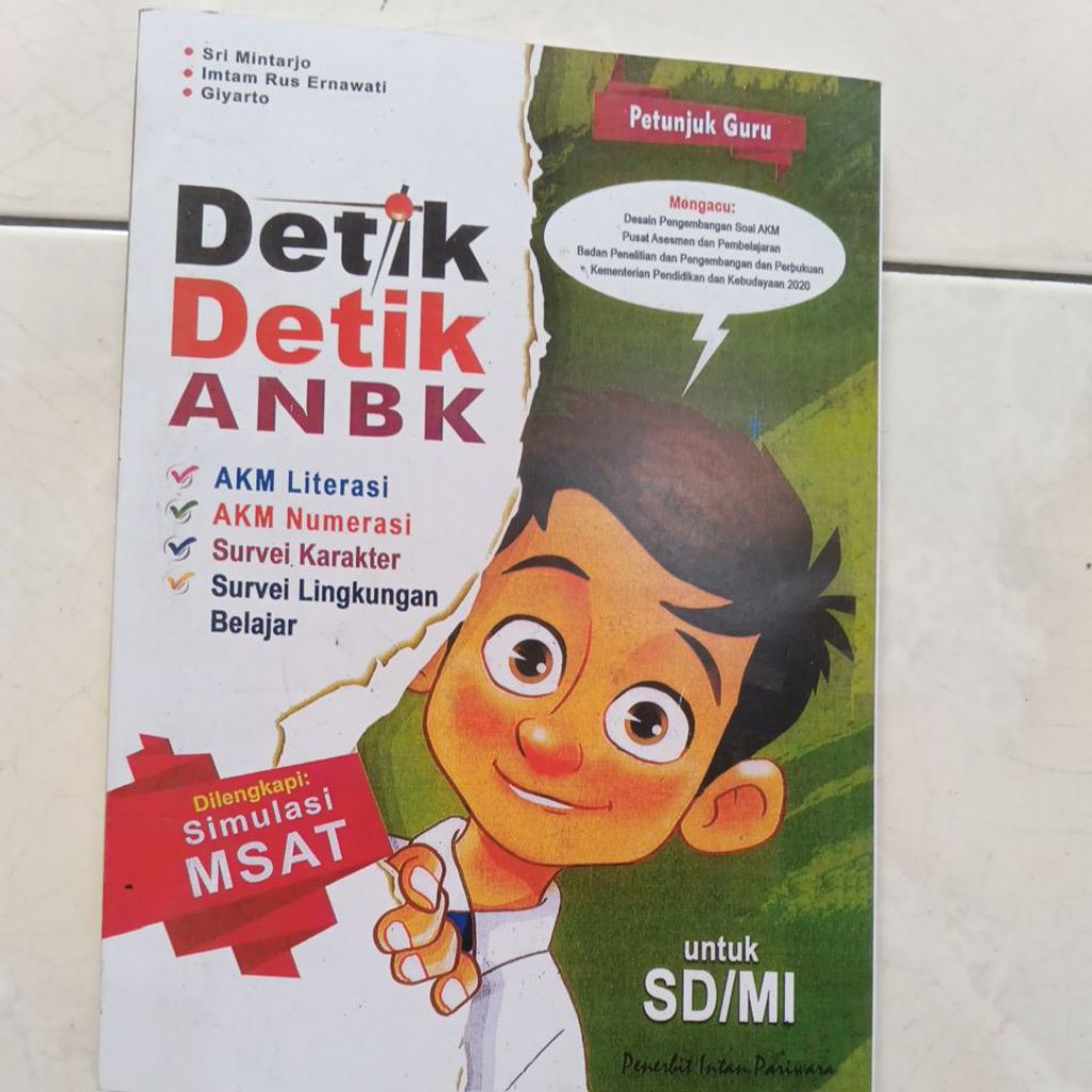 Detik Detik ANBK untuk SD/MI petunjuk Guru