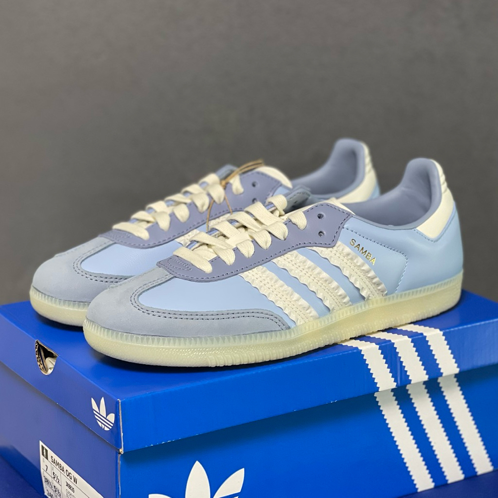 ADIDAS Samba OG - Blue / Clear Sky | JR8829 | Original Store Authentic Sepatu Sneaker Lifestyle Wani
