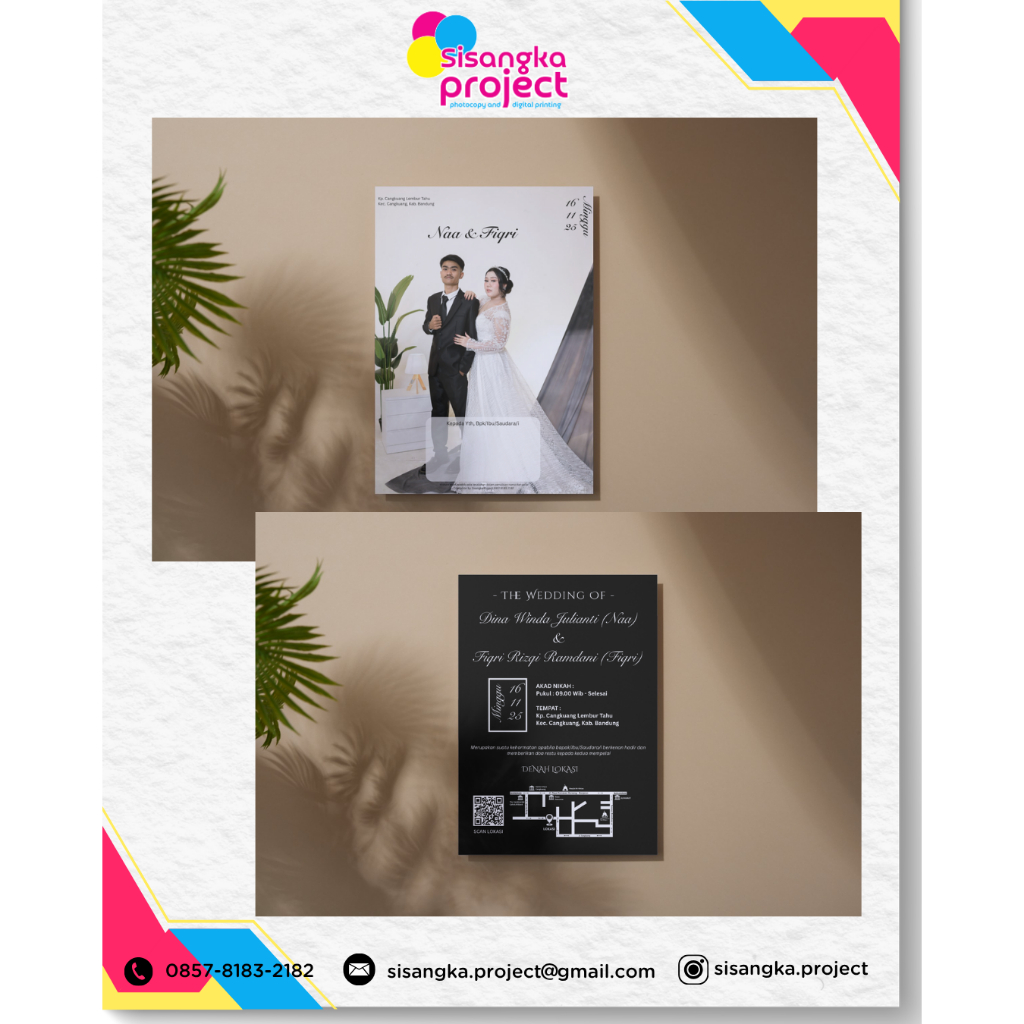 UNDANGAN PERNIKAHAN CUSTOM / UNDANGAN KHITAN CUSTOM