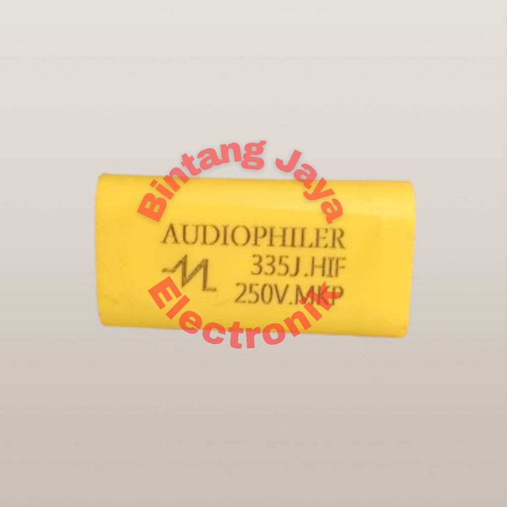 KAPASITOR AUDIOPHILER 335J 250V KUNING