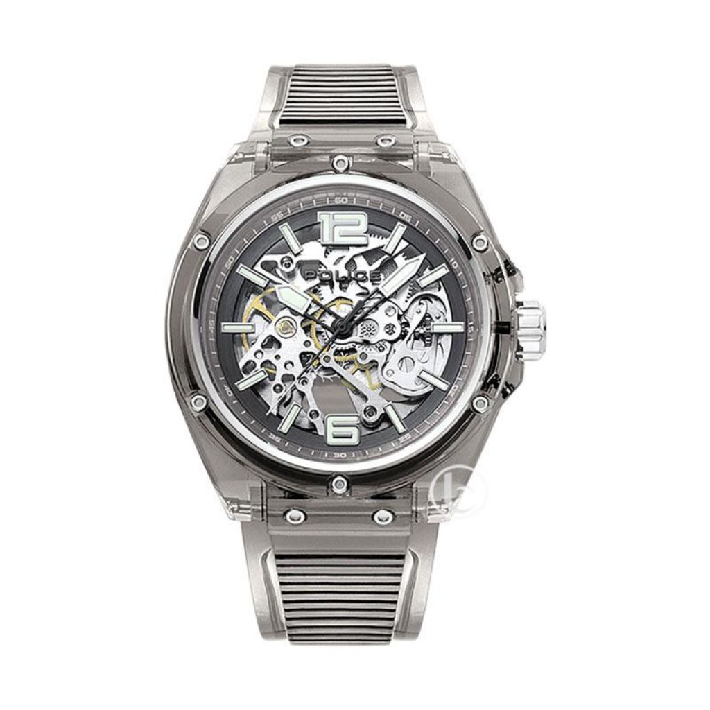 POLICE PL.15924JP Automatic Translucent Original Jam Tangan Pria