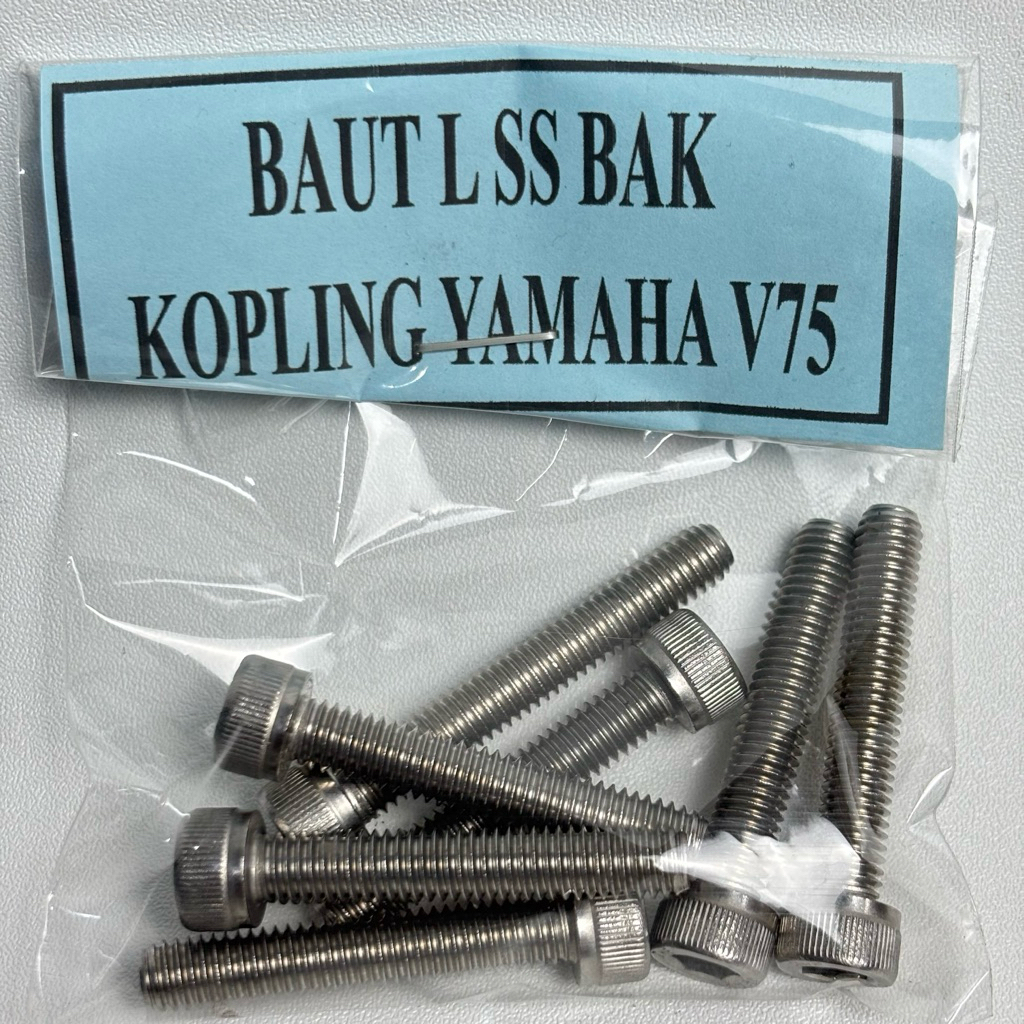 Baut L stainless bak kopling Yamaha V75 v 75