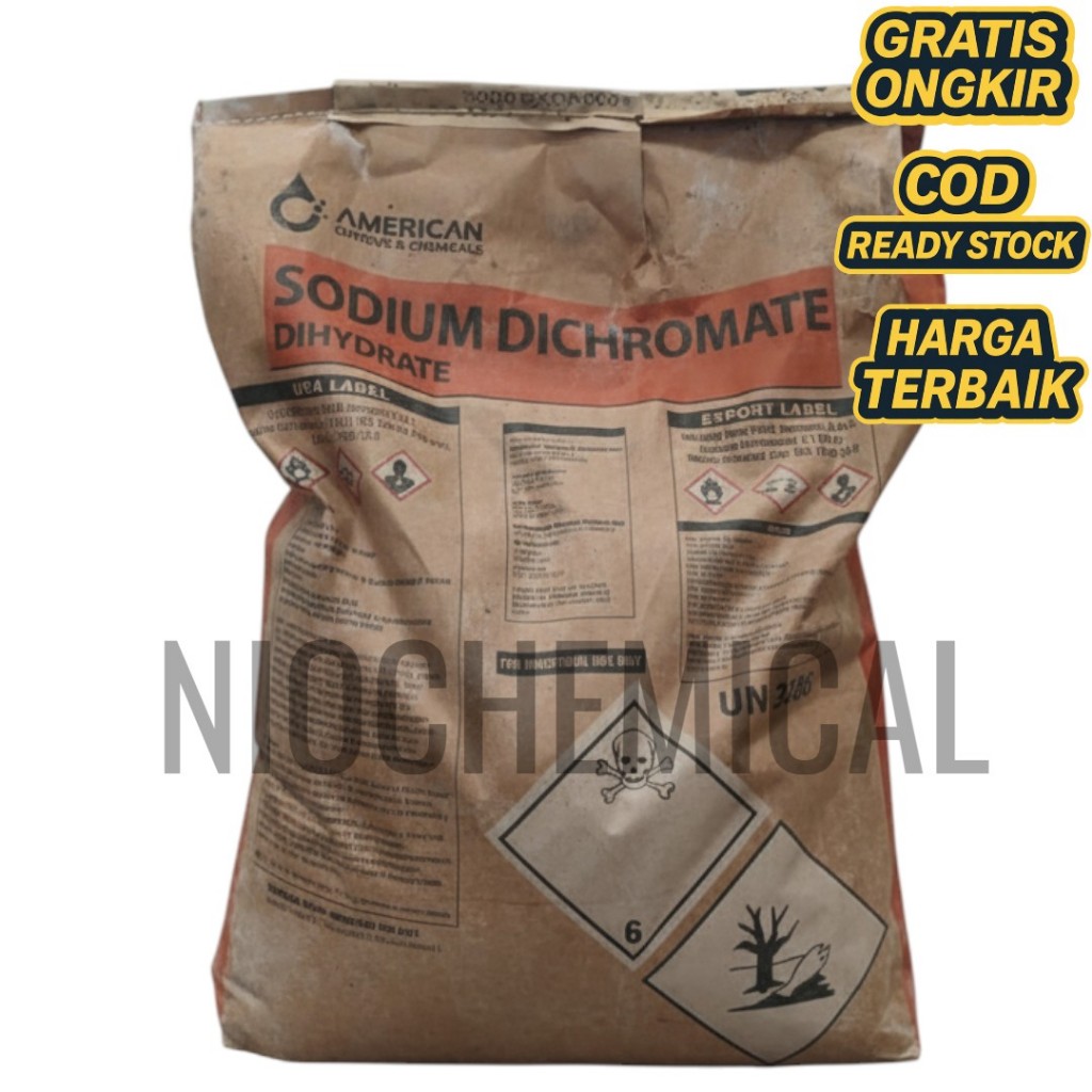 Sodium Dichromate 25KG/Sodium Dichromate 1 SAK  Untuk Industri Dan Metal Finishing