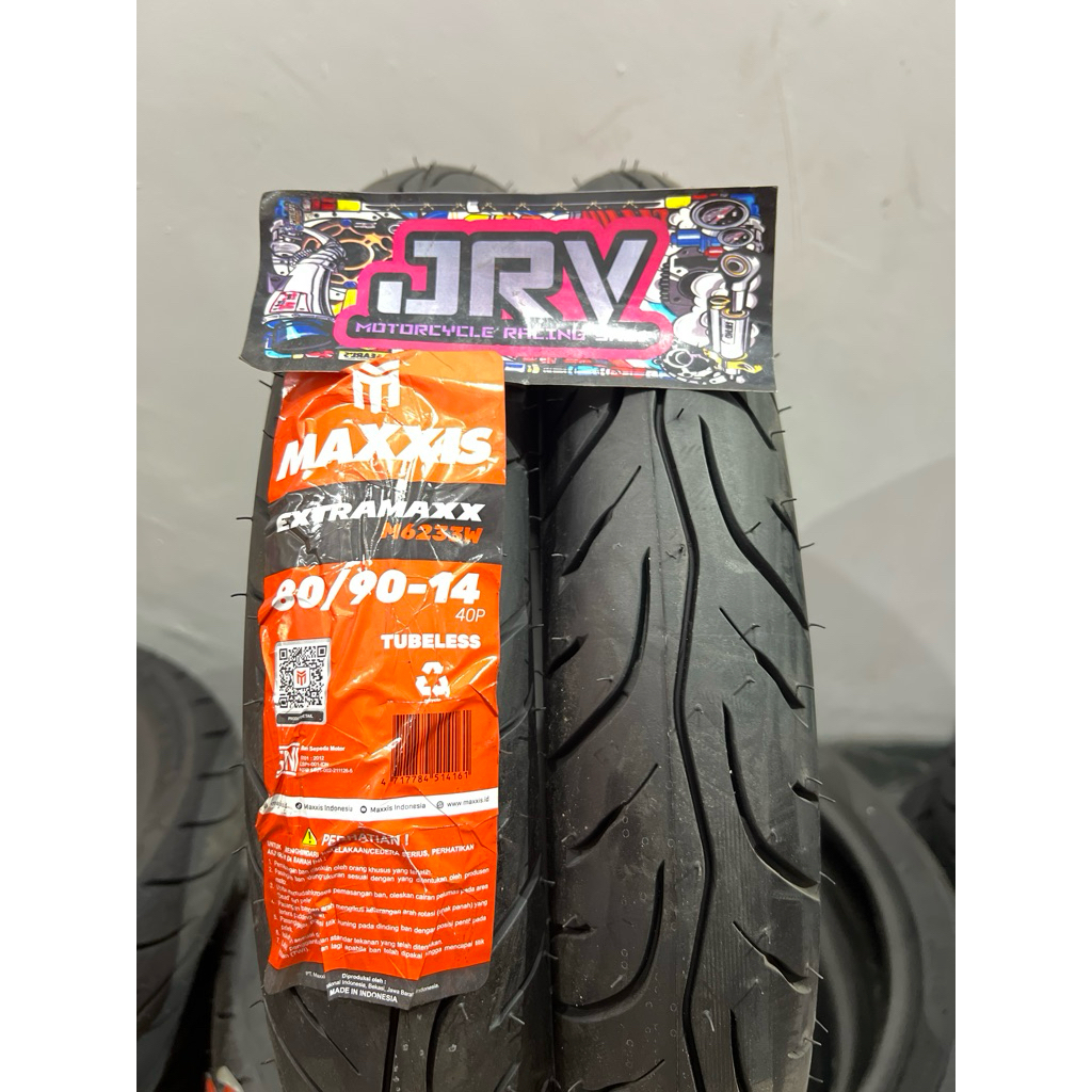 ban maxxis tubeless 80/90-14 extramax ring14