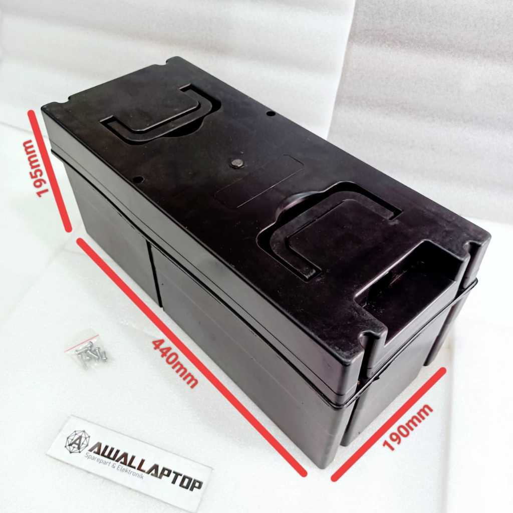 Beaded Bloom Box Baterai Lifepo4 Lithium Abs Plastik 440X190X195Mm Box Aki Battery