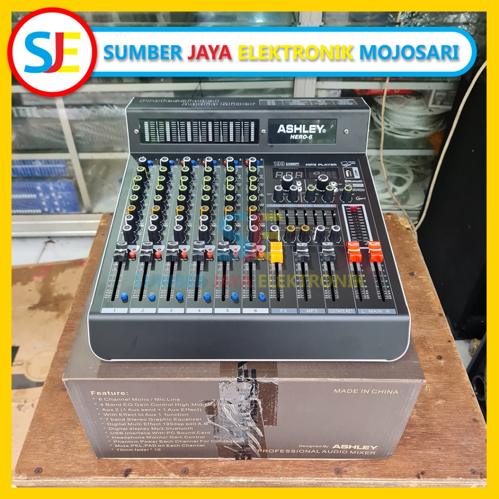 Mixer Ashley Hero 6 / Mixer Audio Ashley Hero 6 Channel