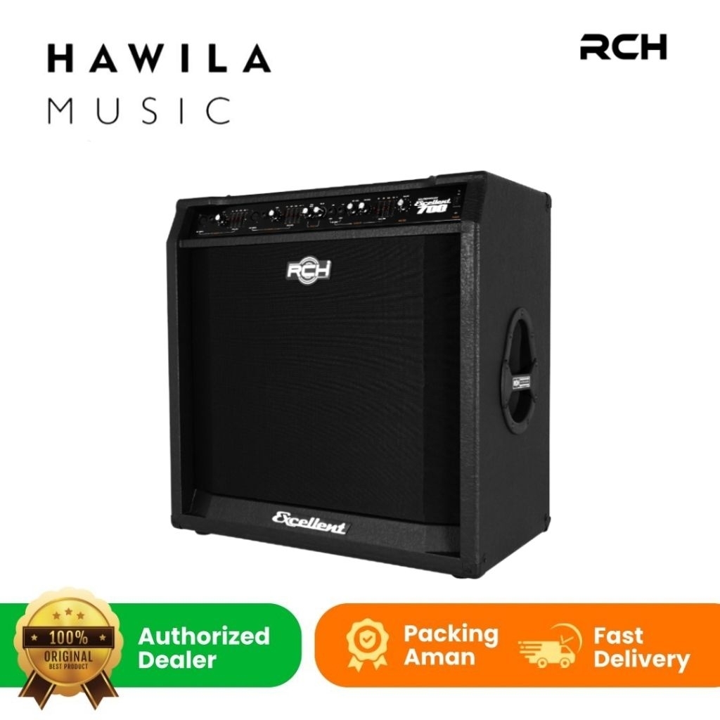 Amplifier Keyboard Ampli RCH EXCELLENT 700 Excellent700 Garansi Resmi