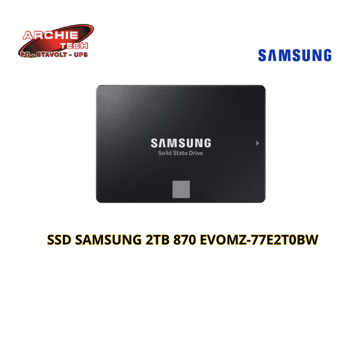 SSD SAMSUNG 2TB 870 EVO MZ-77E2T0BW