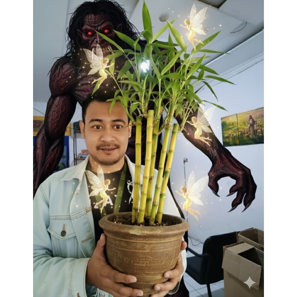 bibit bambu kuning jepang