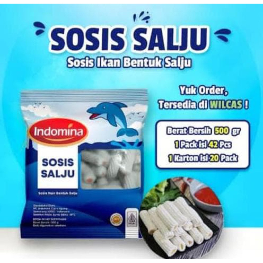 FROZEN FOOD - SOSIS IKAN SALJU INDOMINA