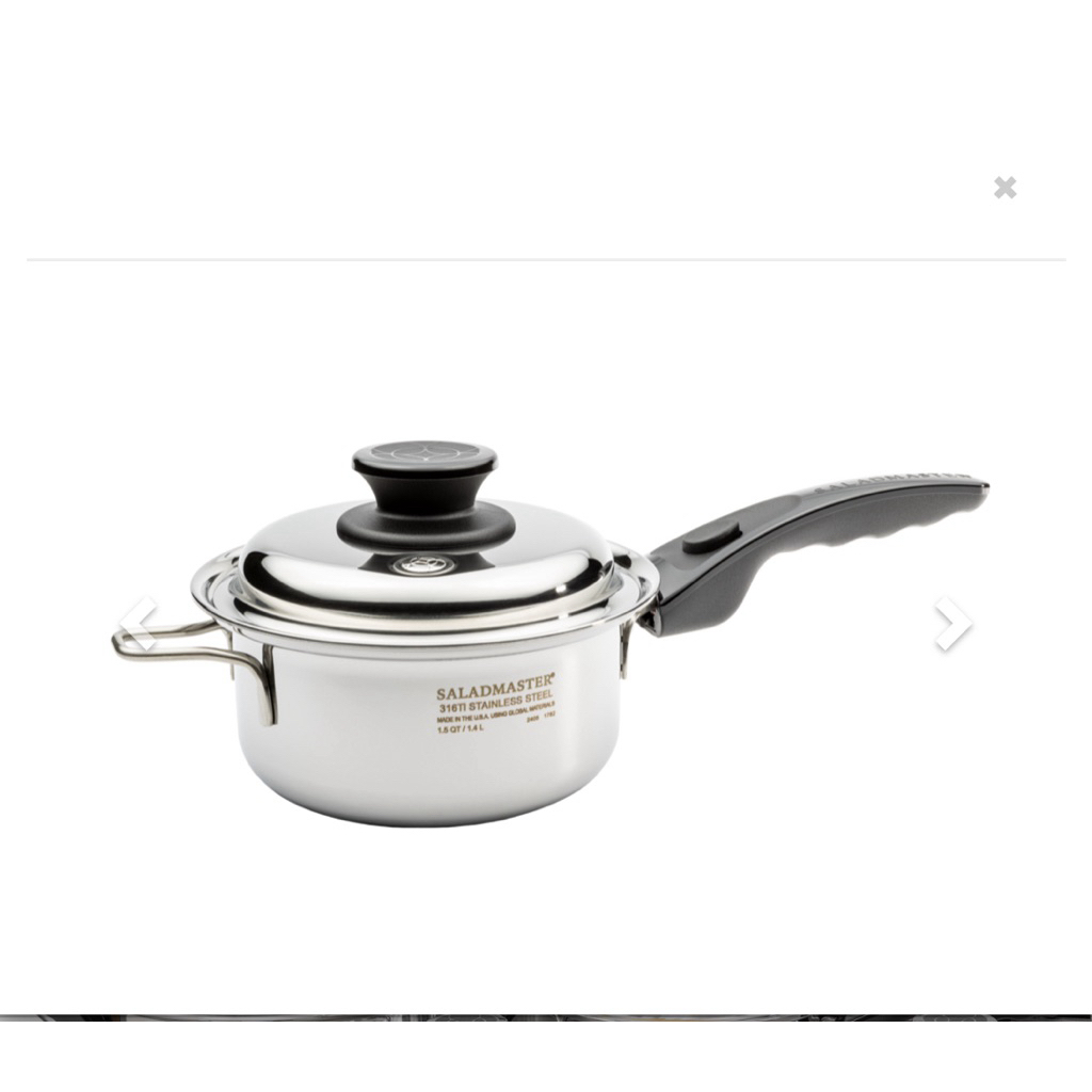 saladmaster saucepan 1,5 QT with cover