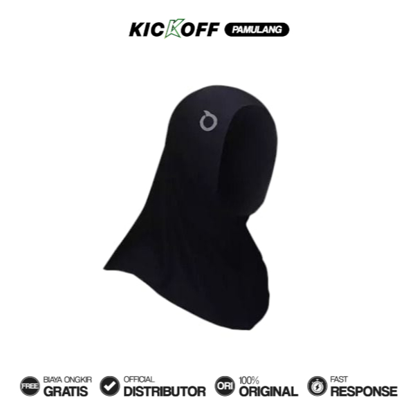 HIJAB ORTUSEIGHT NIRMALA ACTIVE HIJAB  - BLACK ( NS )