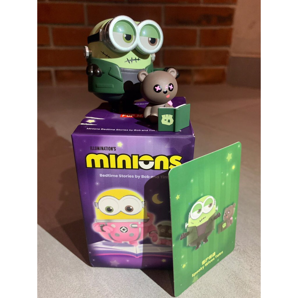 POP MART Minion Bedtime Stories by Bob and Tim Blind Box (foil sealed)