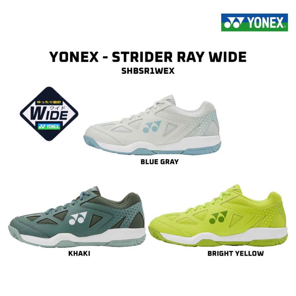sepatu yonex Strider ray wide Original terbaru.