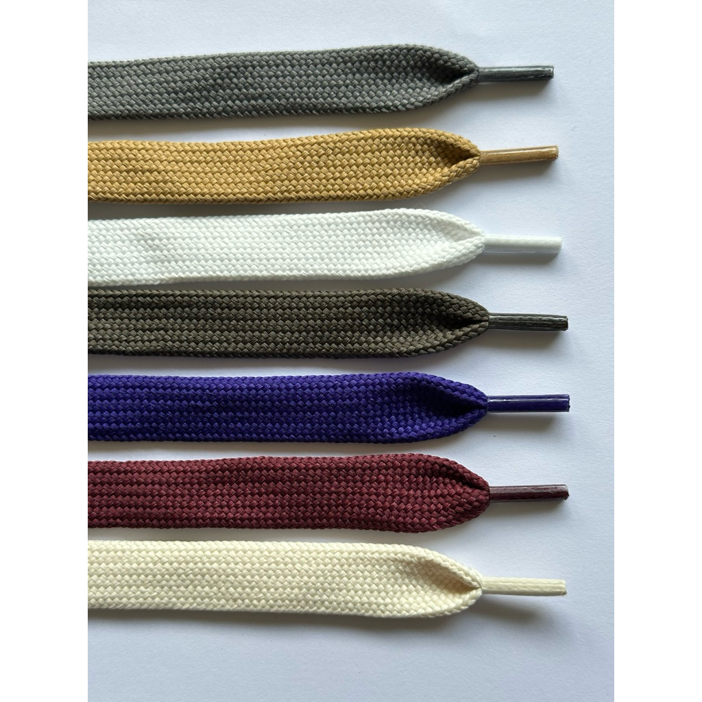 (PER 5 PCS) Tali Polyster Hoodie / Tali Kolor Gepeng 1.5 cm Premium – Tali Serut Baju dan Celana Leb