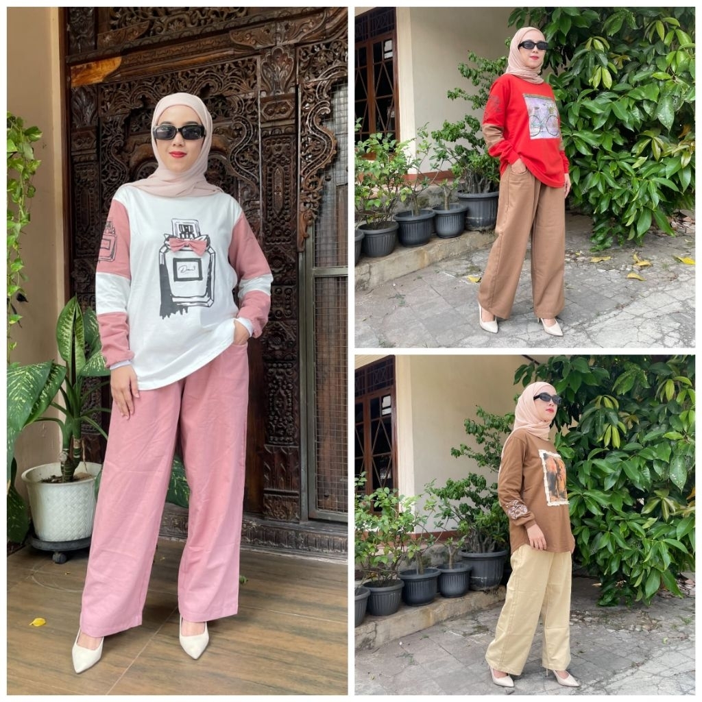 ONE SET KULOT SAMANTHA by DM3 CLOTH