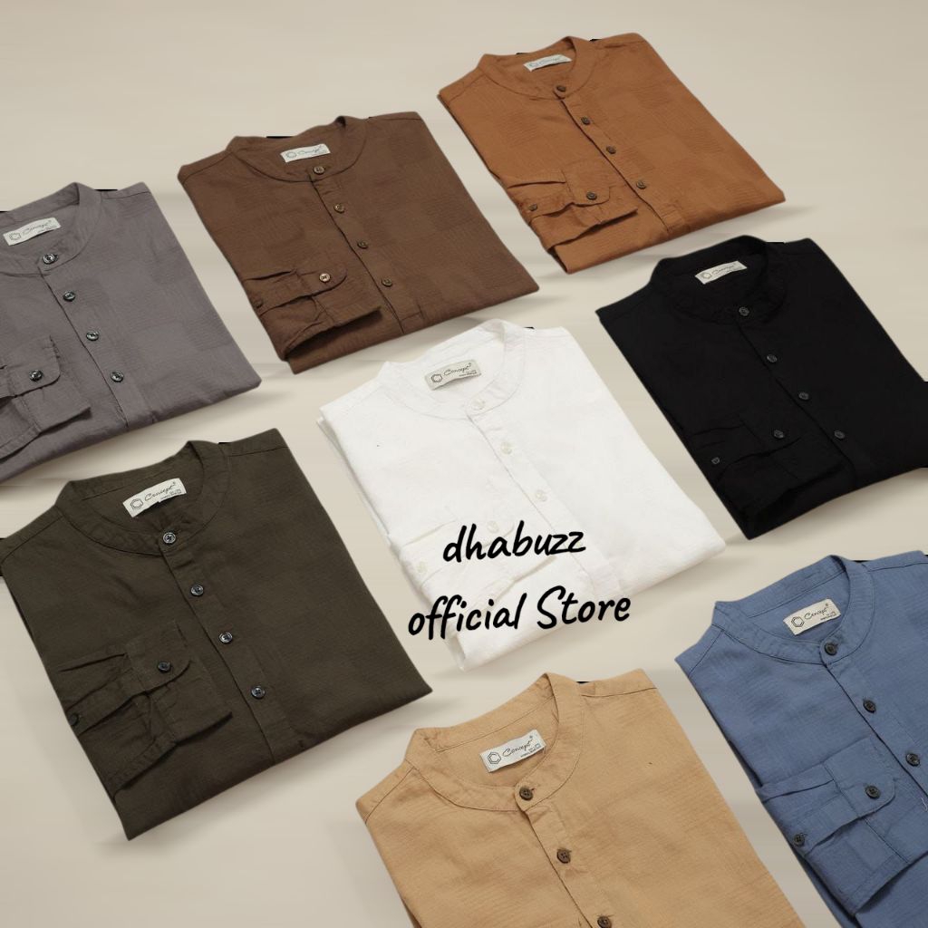 SAJUAK DAN CONCEPT BAJU KOKO KEMKO ANAK USIA TANGGUNG SMA SMP KANCING FULL LENGAN PANJANG