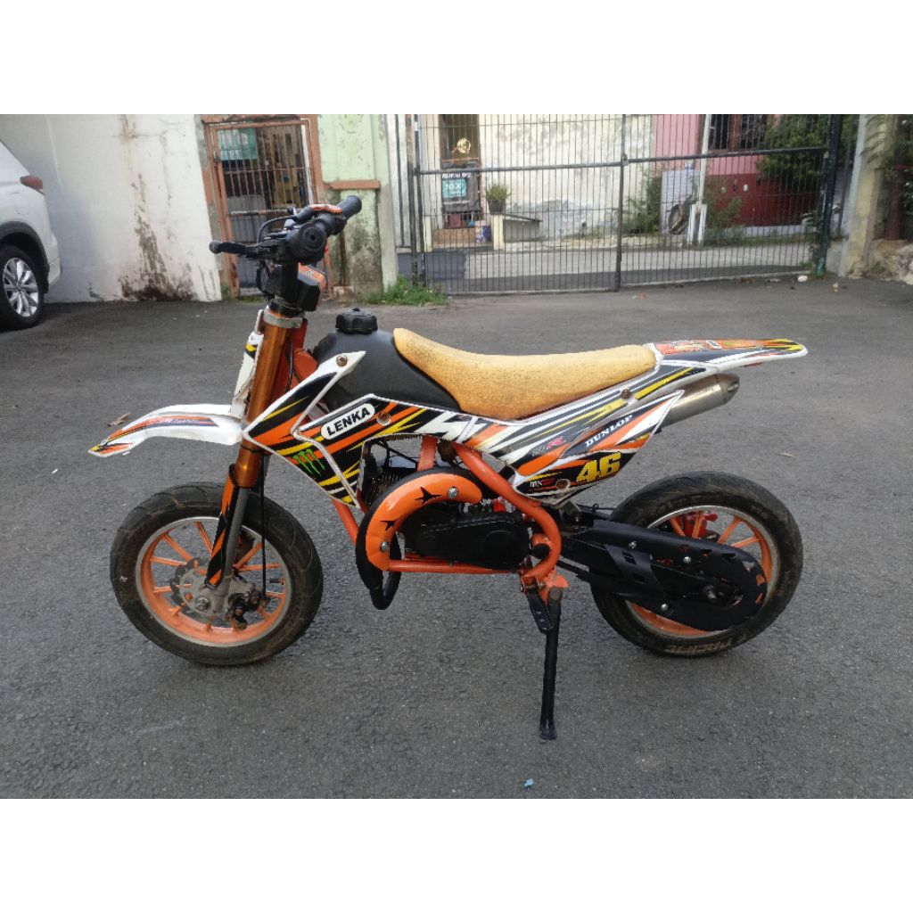 Motor Trail Mini 2 tak 50 cc LENKA 46 Oranye