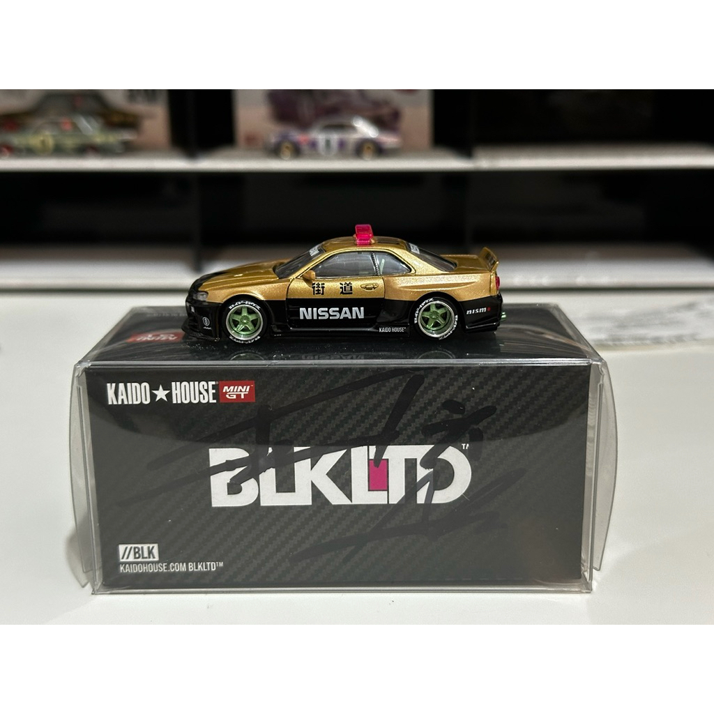 Kaido House R34 V2 Police BLKLTD