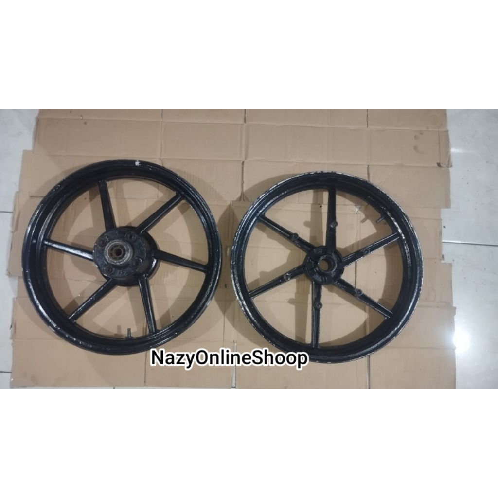Velg Depan Belakang Honda GL Seken Copotan