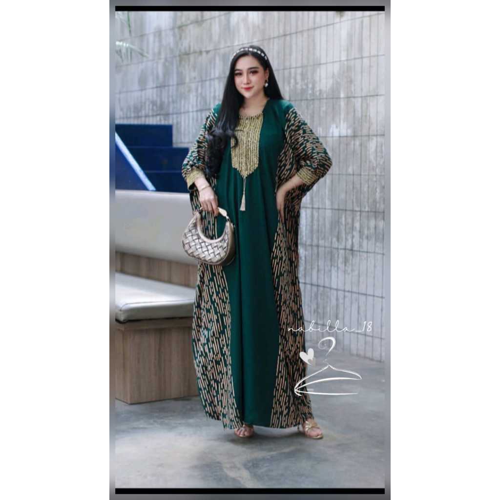Kaftan Batik Gamis Kaftan Rayon Kaftan Jumbo Kaftan Renda Sultan Gamis Kaftan Motif Garis