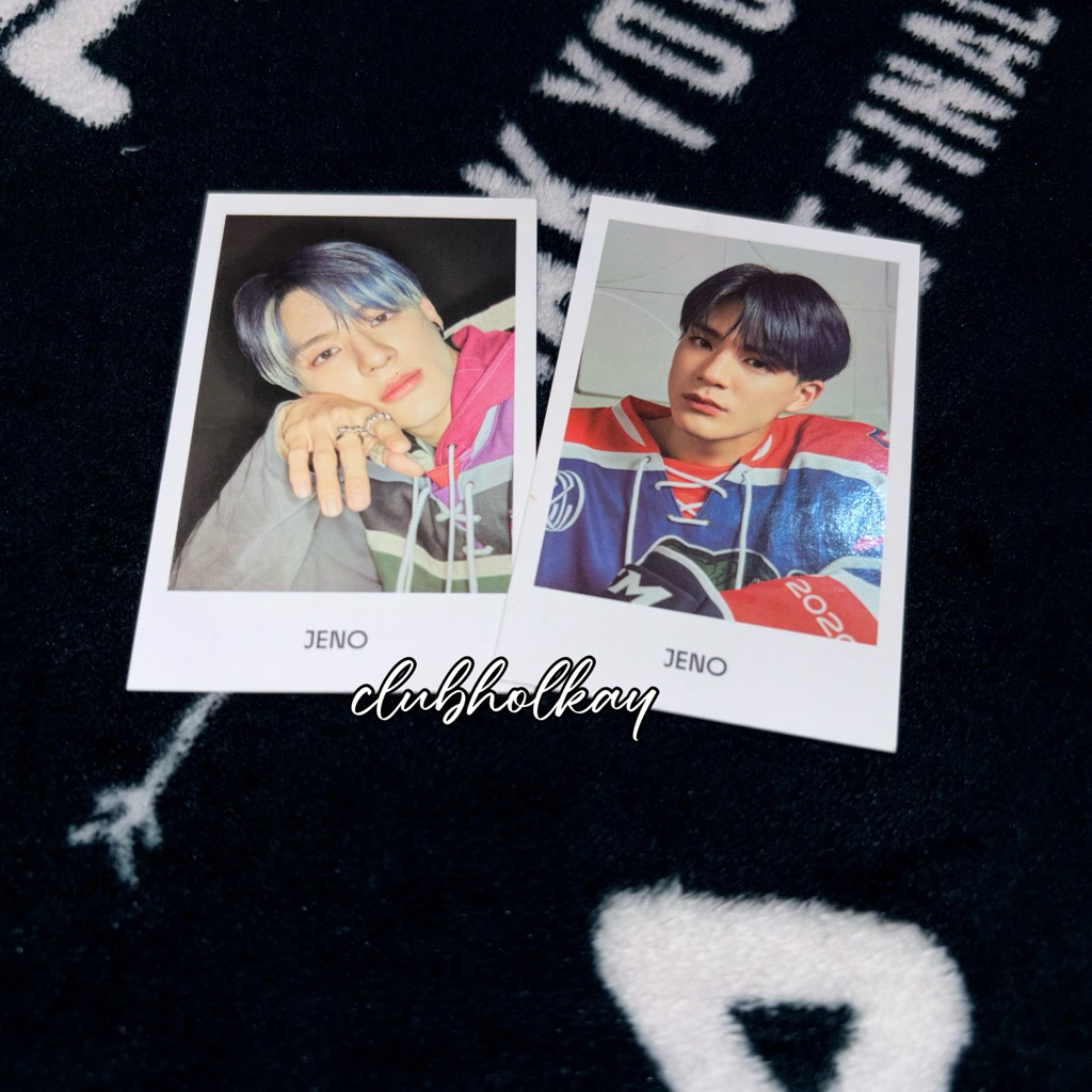 (clubholkay) - (dapat 2pcs sesuai foto) Sharing JENO Polaroid Mini Kolbuk NCT 2020 - 90’s Love