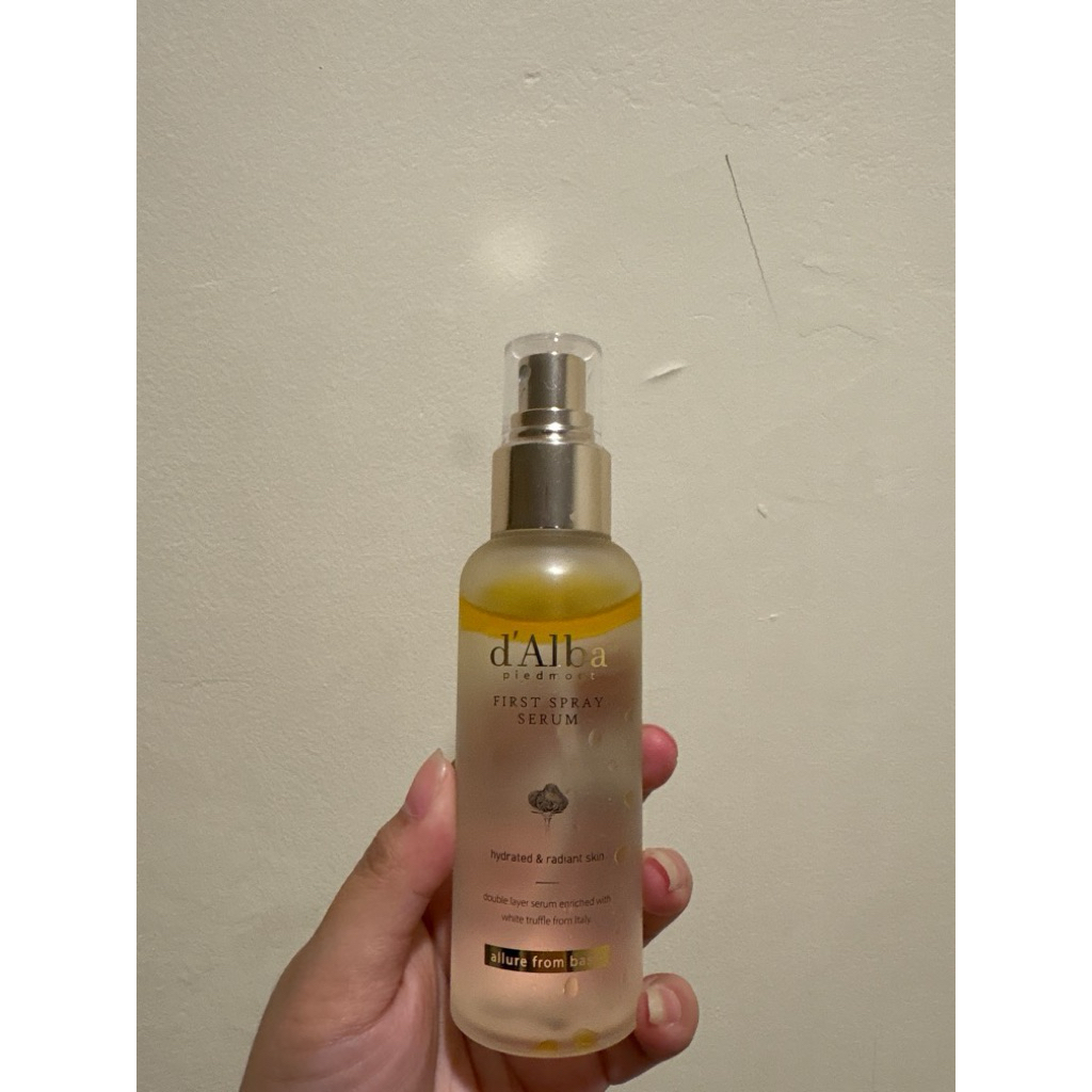 D'alba first spray serum preloved