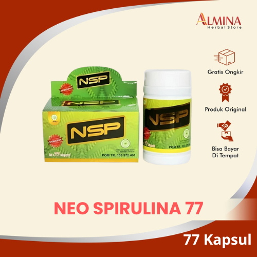 SHERIN - Neo Spirulina 77 NSP Isi 77 kapsul
