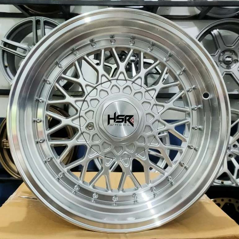 Velg Mobil Celong Ring 15  HSR RS PCD 4X100/114.3 Bisa Tukar Tambah