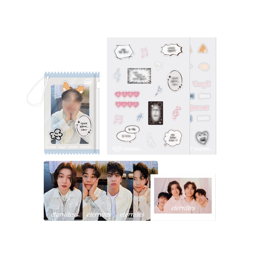 [ READY STOCK / OFFICIAL ] DAY6 PIER10 PIER 10 MD PHOTO DECO SET PC PHOTOCARD SUNGJIN YoungK WONPIL 