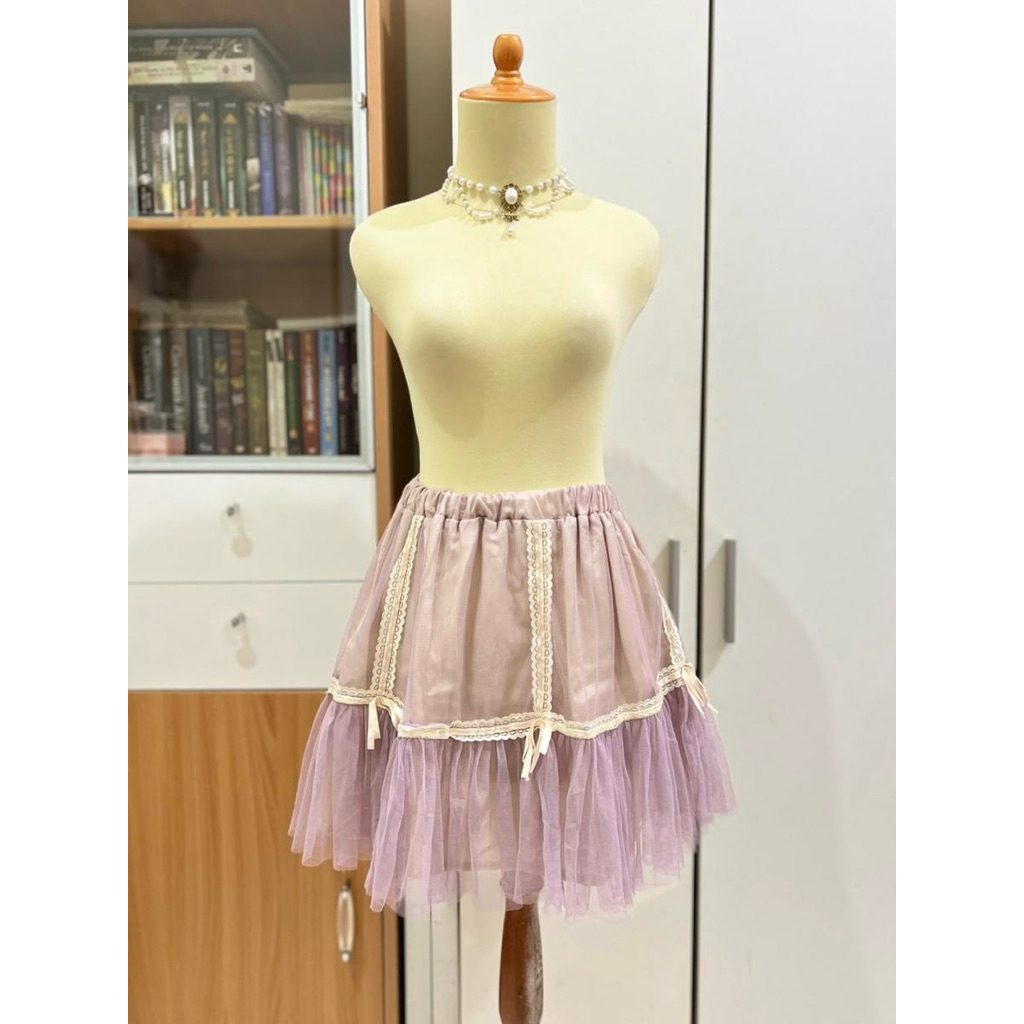 Princess Miniskirt Puple Kawaii Amavel Coquette Dollette Rok Mini