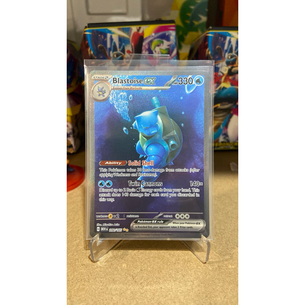 Blastoise ex SIR Kartu Pokemon English SAR Pokemon 151 Inggris