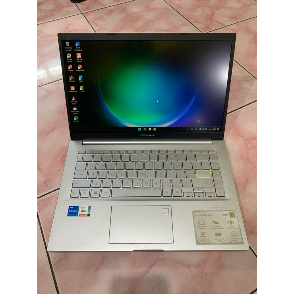 Asus Vivobook K413EA Intel Core i5-1135G7 / Ram 8GB ddr4 / Ssd 512GB nvme / Intel Iris Xe Graphic / 