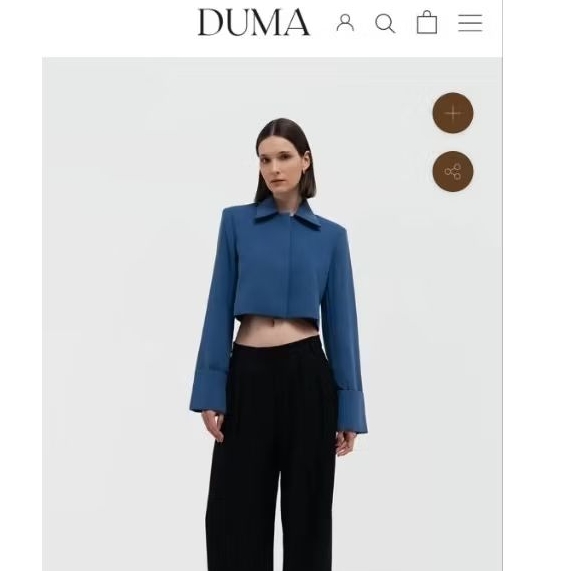 DUMA Frank Blazer Warna Denim