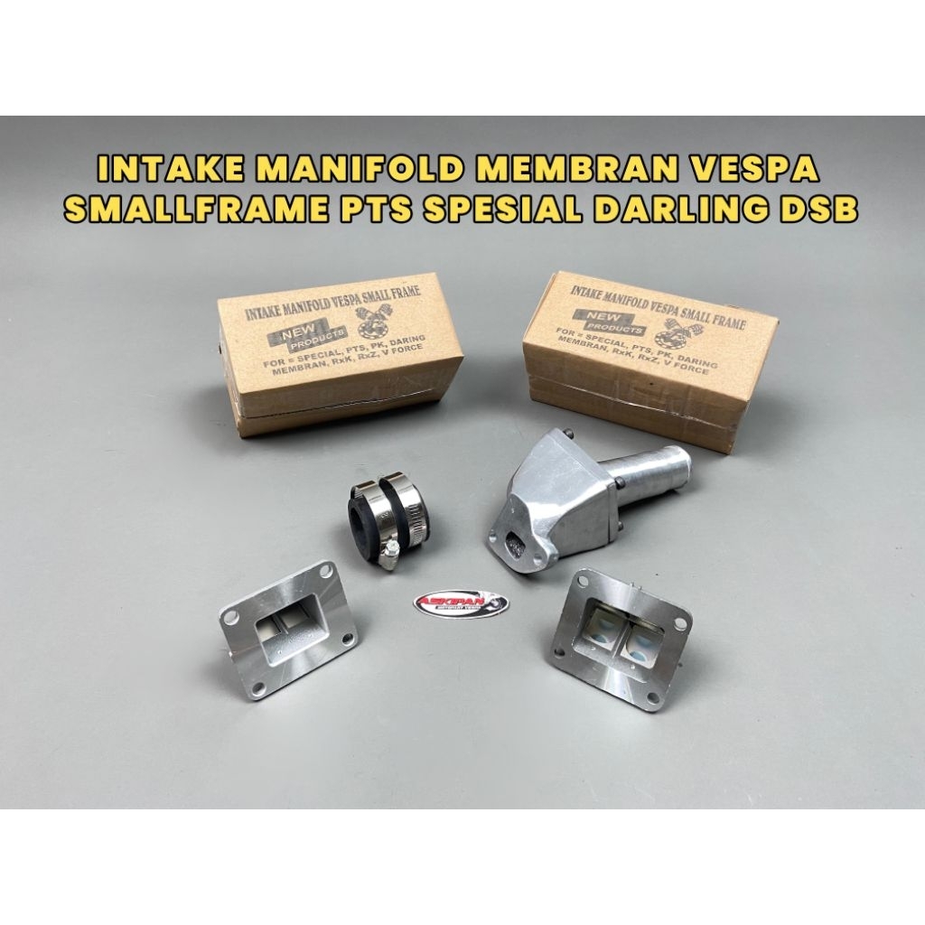 intake manifold vespa smallframe pts spesial darling pk lengkap membran atau kosong bisa untuk membr